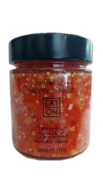 Jar of EAT | ON x House of Habanero Sweet Fire habanero relish